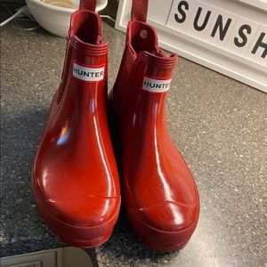 Hunter rain boots size 8
